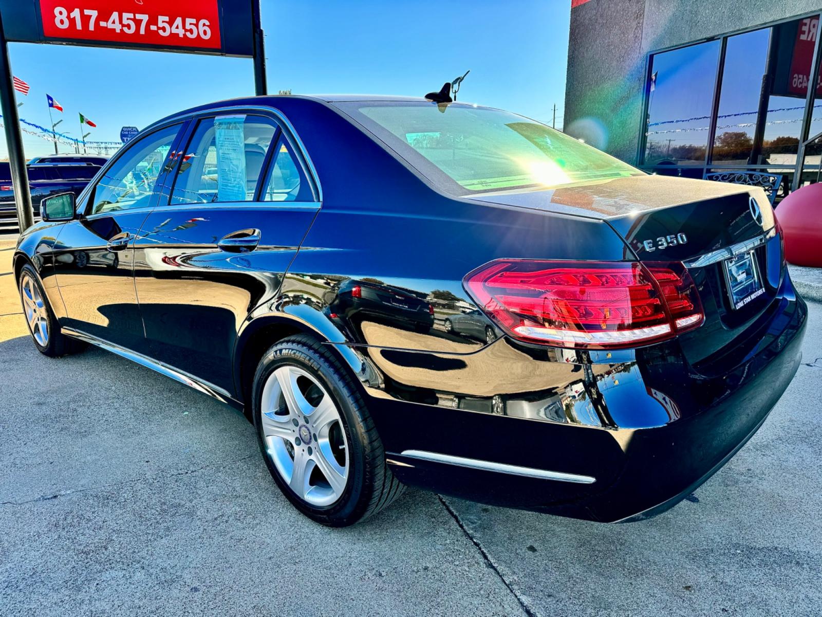 2014 BLACK MERCEDES-BENZ E-CLASS E350 (WDDHF5KB1EA) , located at 5900 E. Lancaster Ave., Fort Worth, TX, 76112, (817) 457-5456, 0.000000, 0.000000 - This is a 2014 MERCEDES-BENZ E-CLASS E350 4 DOOR SEDAN that is in excellent condition. There are no dents or scratches. The interior is clean with no rips or tears or stains. All power windows, door locks and seats. Ice cold AC for those hot Texas summer days. It is equipped with a CD player, AM/FM - Photo #3